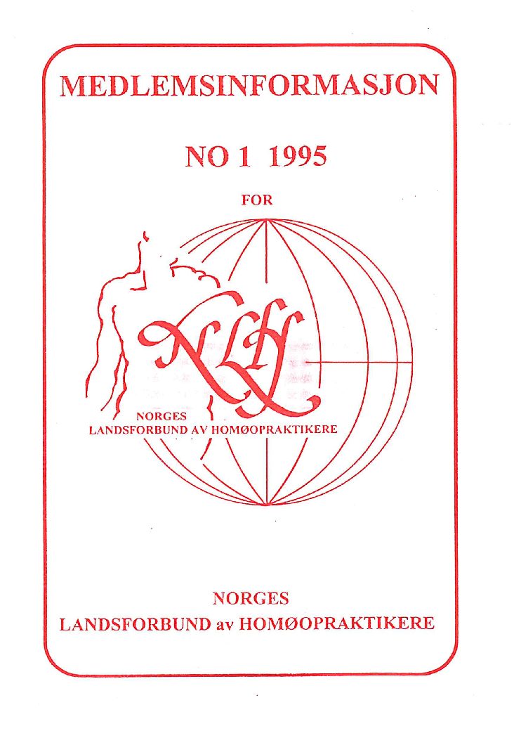 Medlemsinfo nr. 1-1995