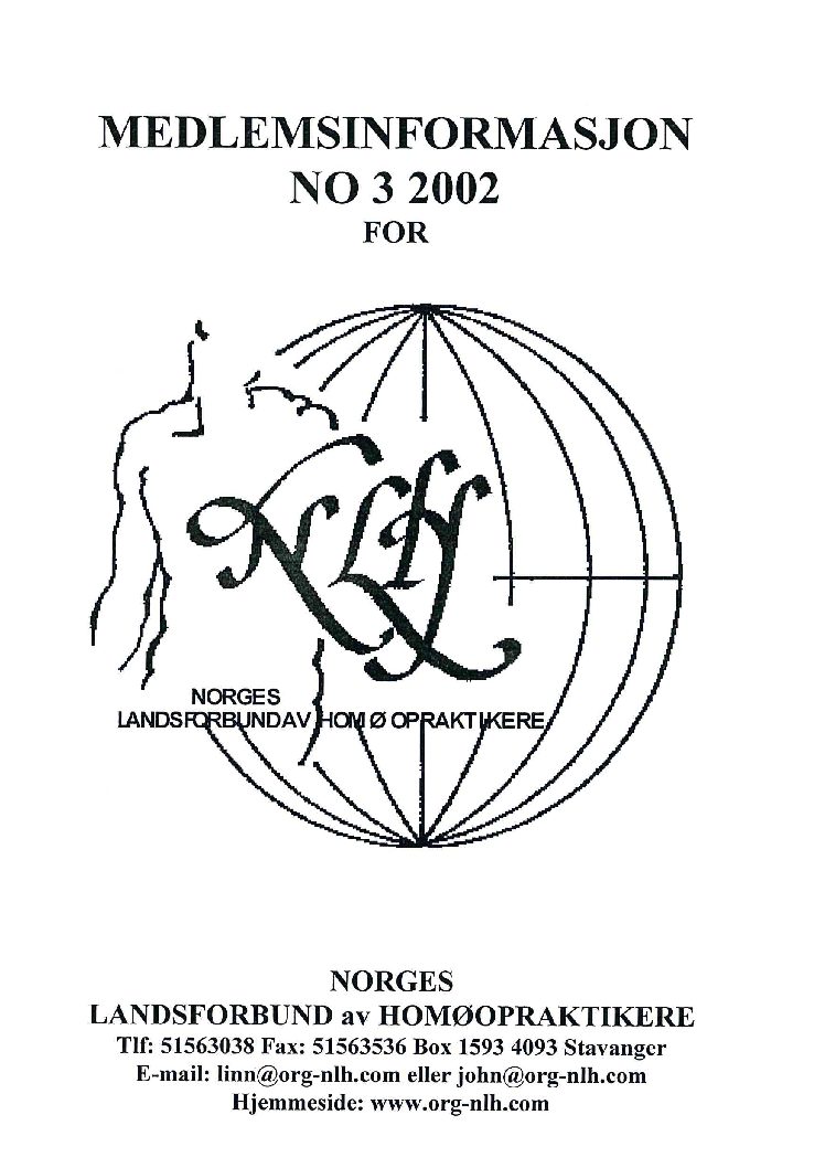 Medlemsinfo nr. 3-2002