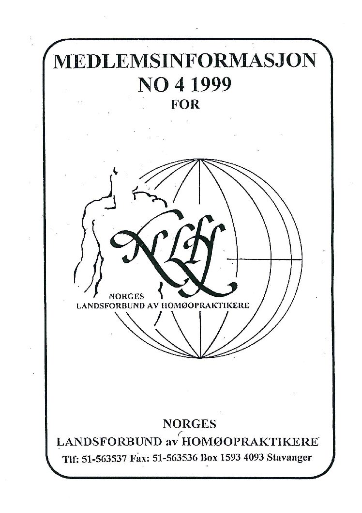 Medlemsinfo nr. 4-1999